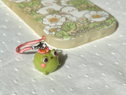 Chunky Sakura Frog Charm