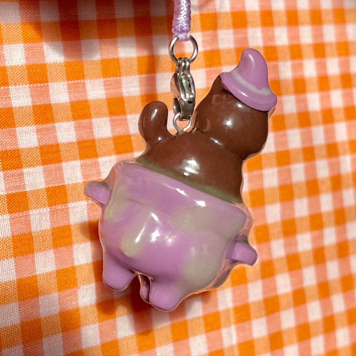 Glow in Dark Witch Pot Cat Charm