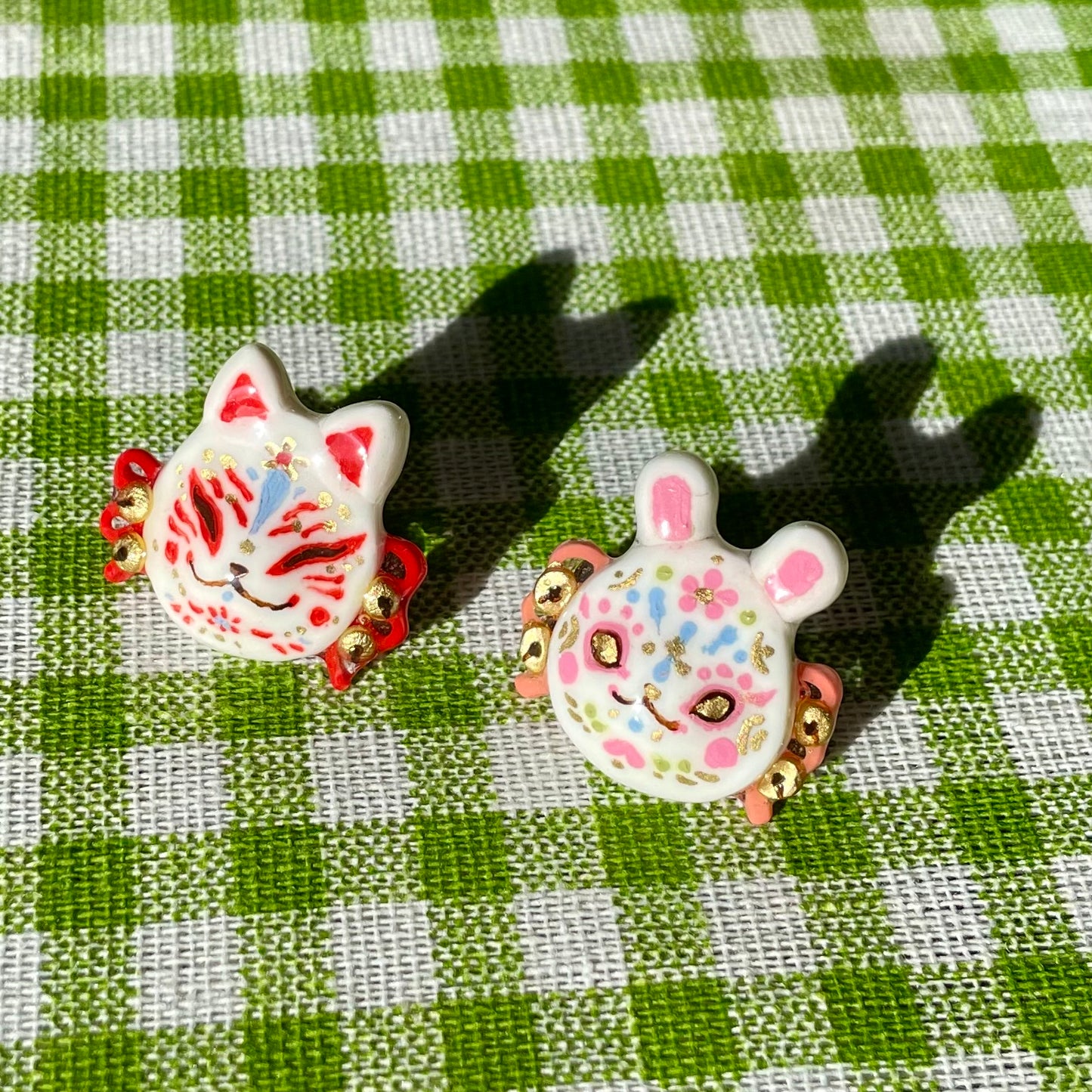 Japanese Mask Pins