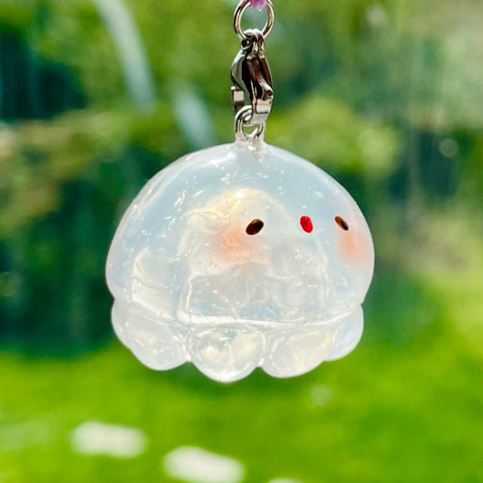 Clear Jellyfish Charm