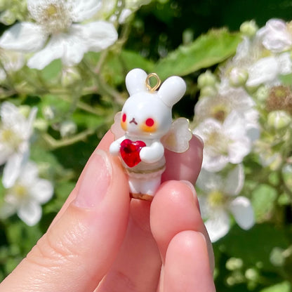 Bunny Angel Charm