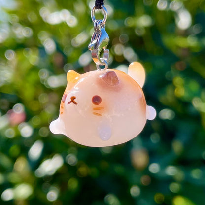 Chunky Calico Cat Charm