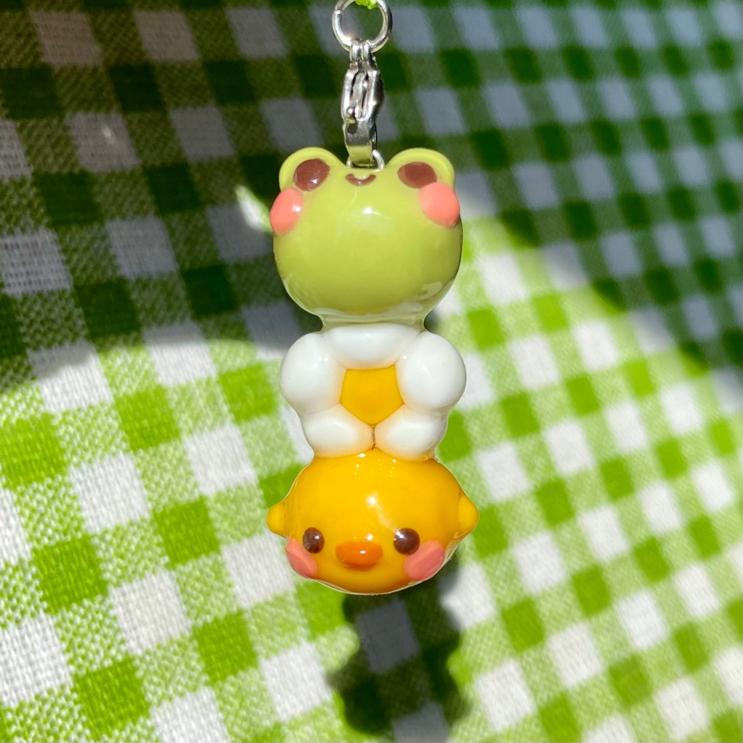 Frog Daisy Duck Charm