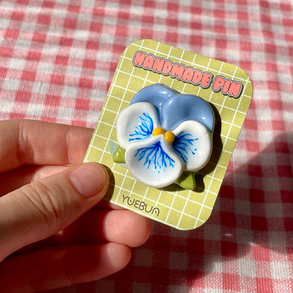 Violet Flower Pins