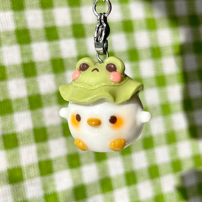 Frog Hat Duck Charm