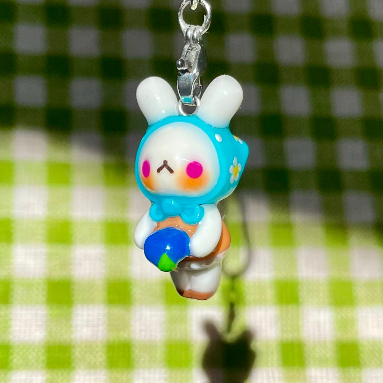 Blueberry Bunny Charm