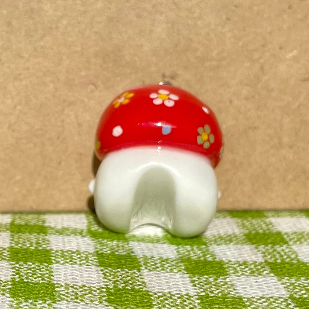 Flower Mushroom Charm