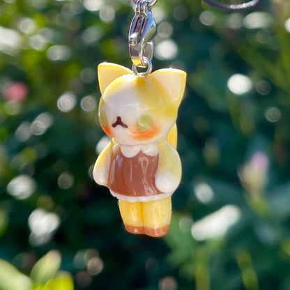 Yellow Cat Charm