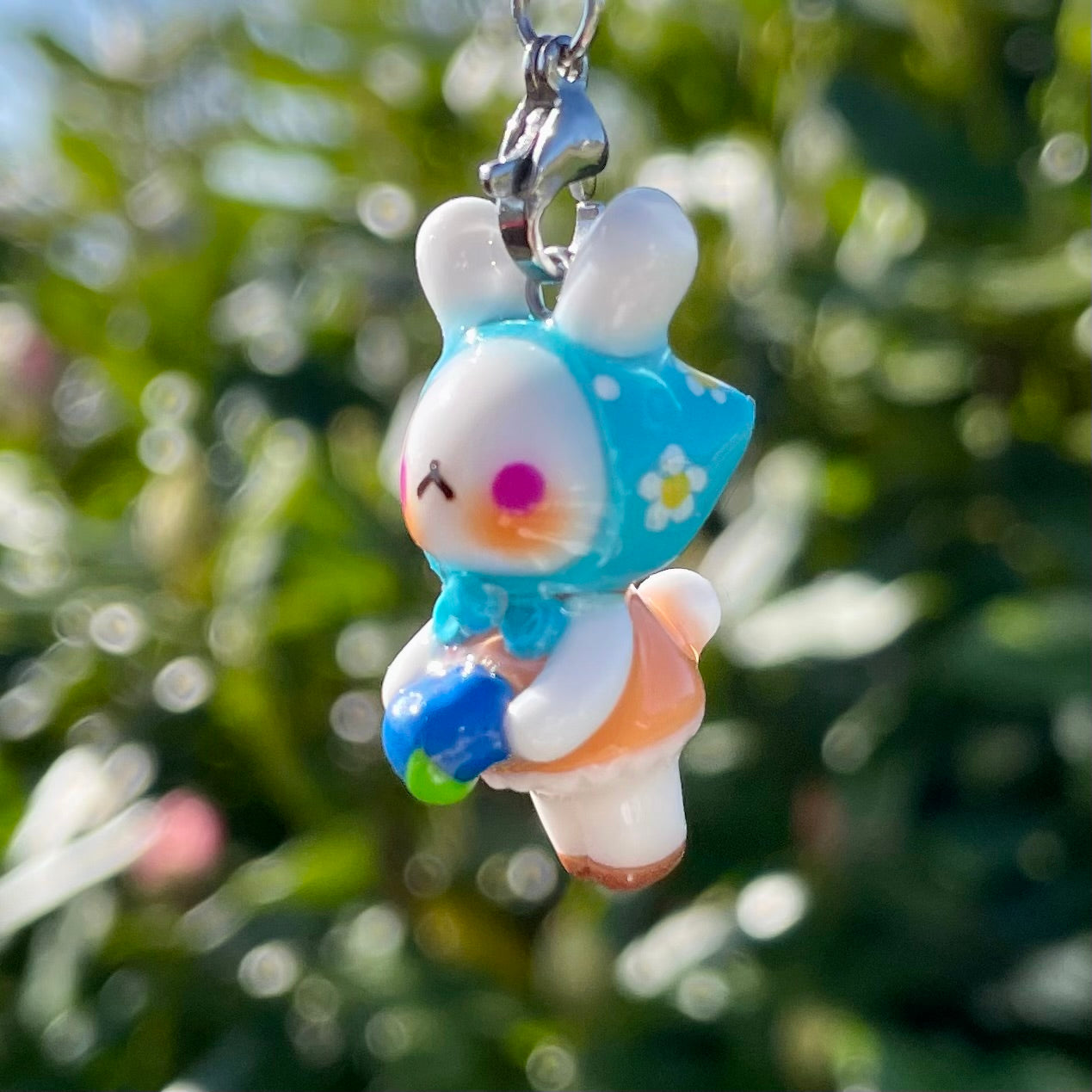 Blueberry Bunny Charm