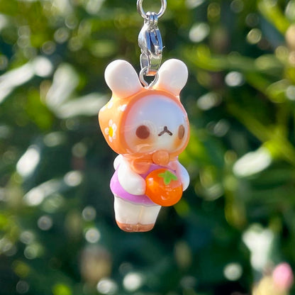 Orange Bunny Charm