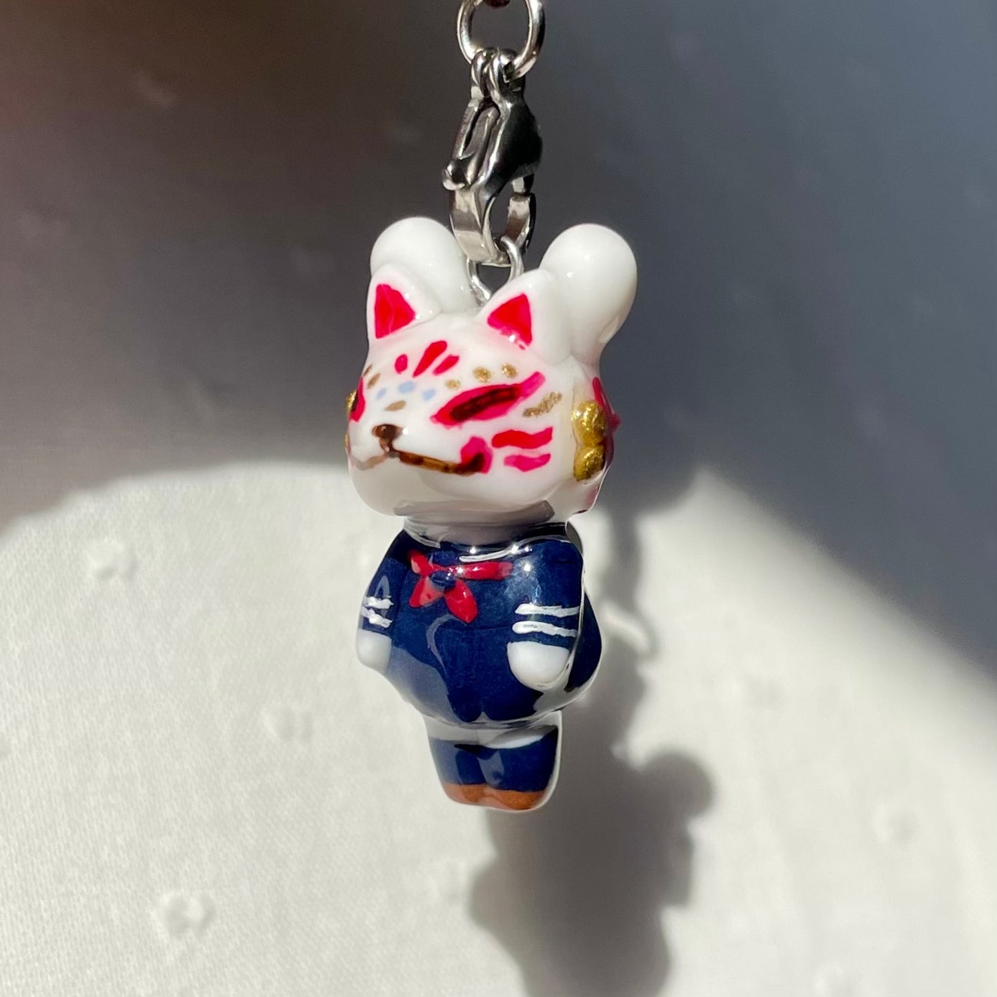 Fox Mask Bunny Charm