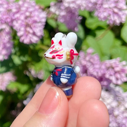 Fox Mask Bunny Charm