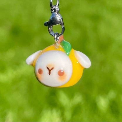 Lemon Lamb Head Charm