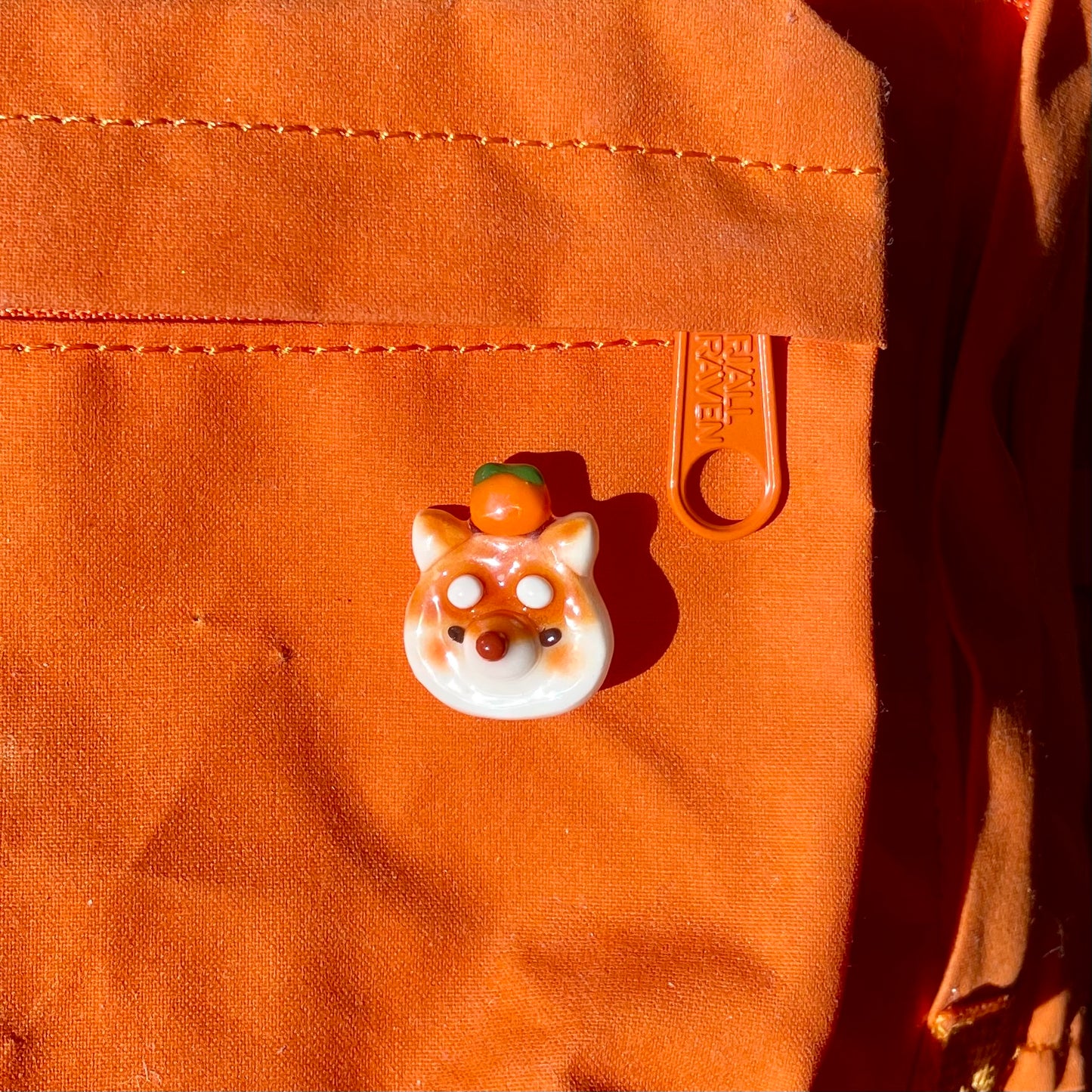 Shiba Inu Orange Pin