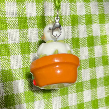 Potted Plant Duck Charm