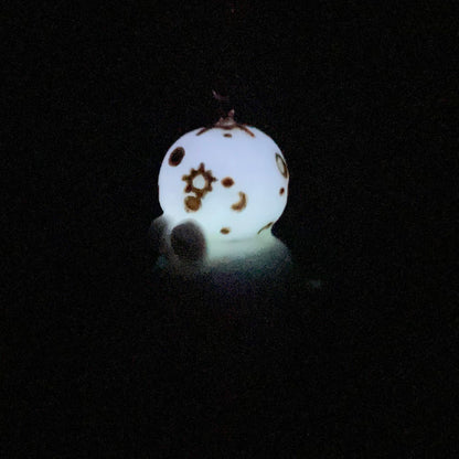 Glow in Dark Moon Bunny Charm