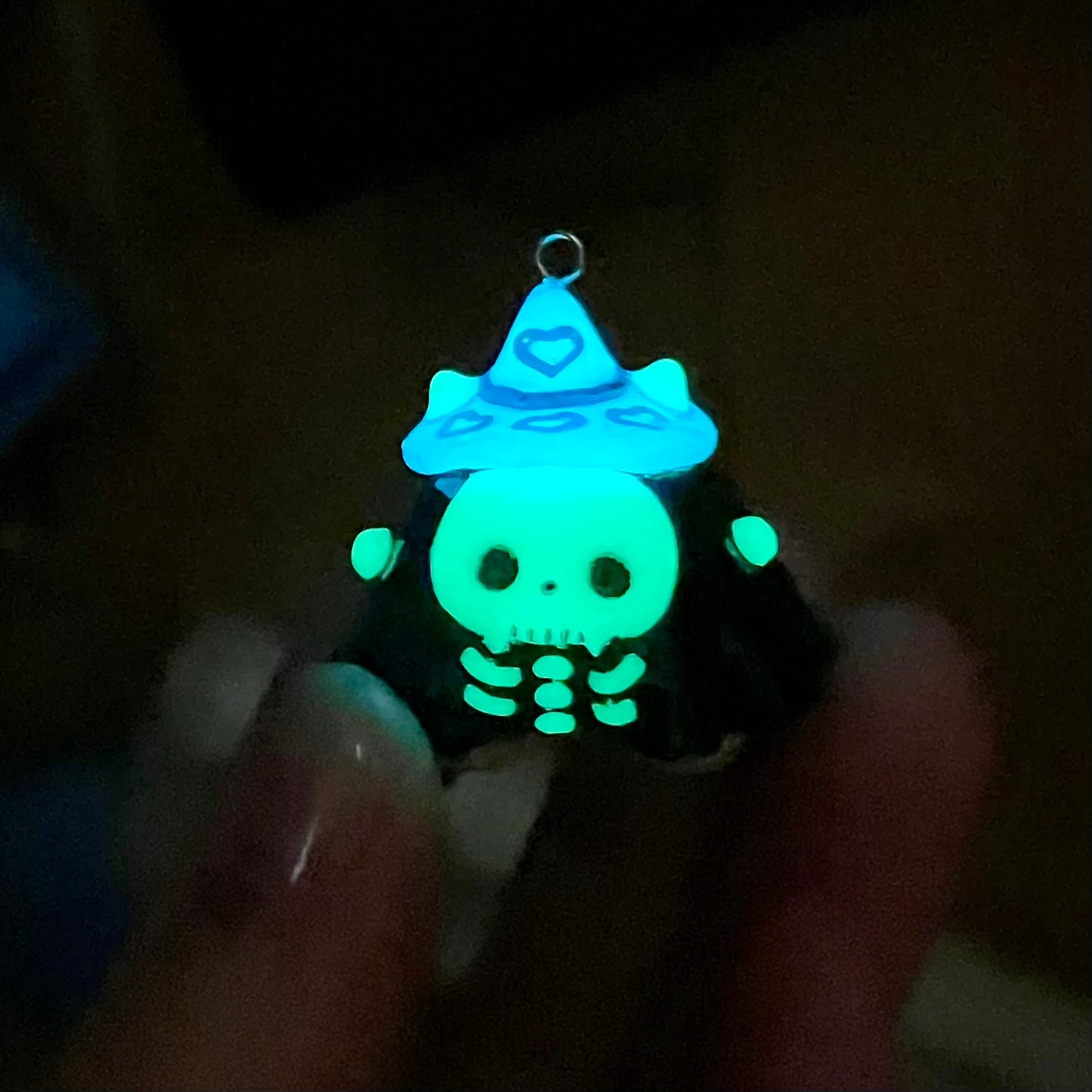 Glow in Dark Skeleton Ghost Charm