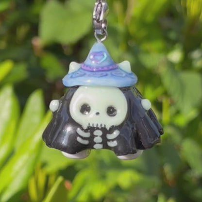 Glow in Dark Skeleton Ghost Charm