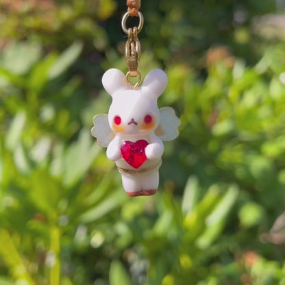 Bunny Angel Charm